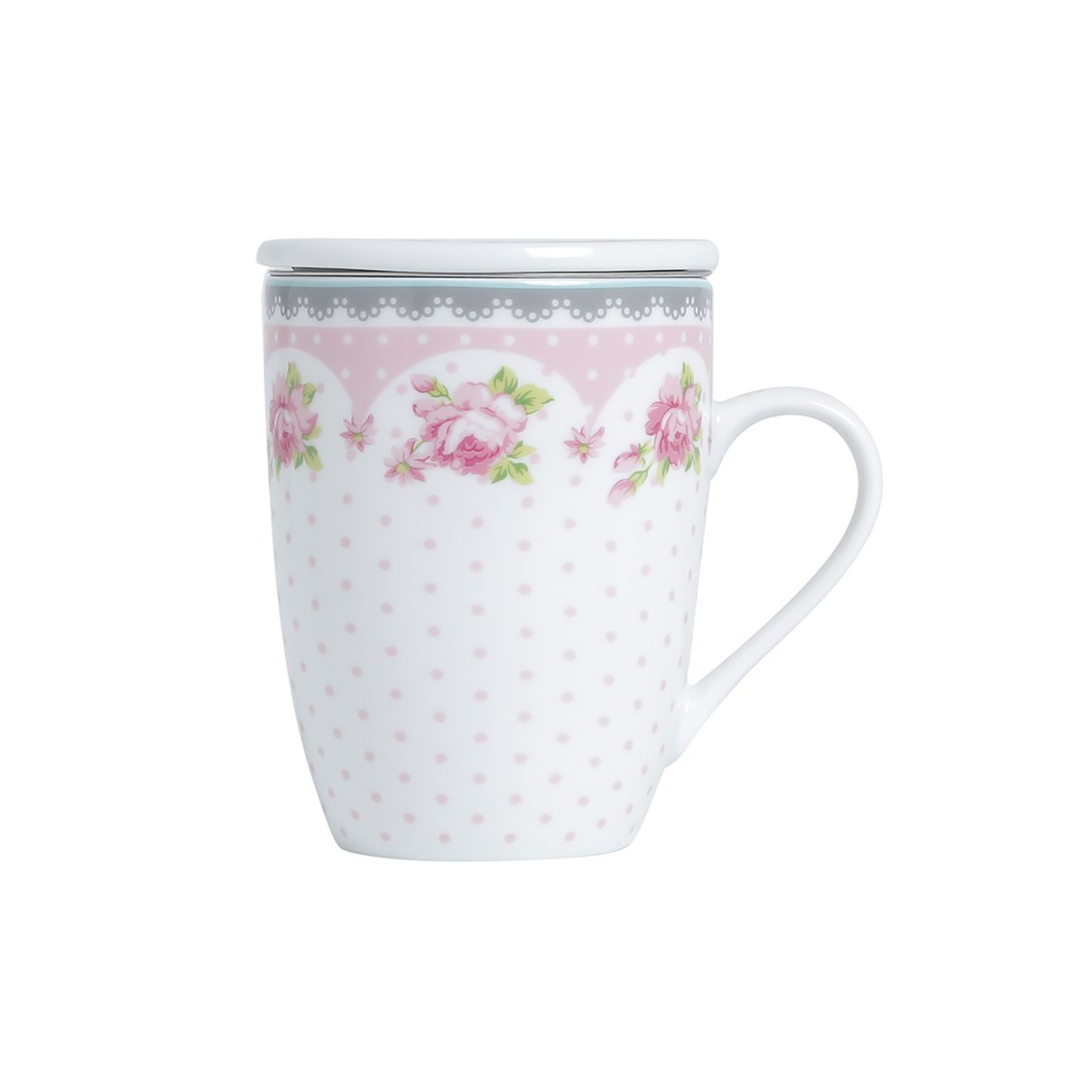 caneca de porcelana para cha